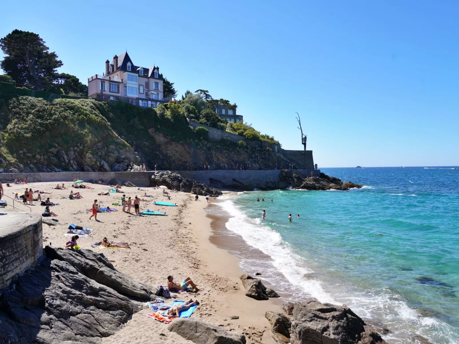 Villa La Côte du Chat -Familienhaus Bretagne-Buiten