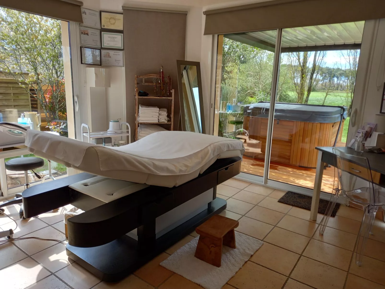 "L'Orée" - privates SPA - ruhig gelegen-Binnen