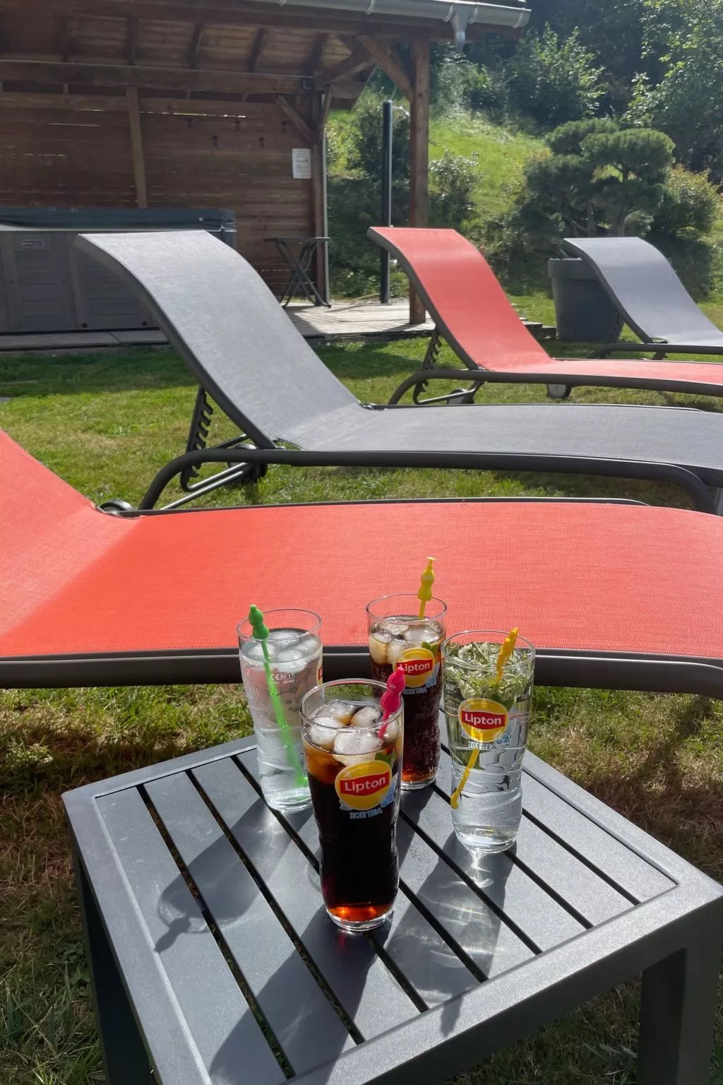 In Aiguebelette-Le-Lac mit Garten, Terrasse und Grill-Buiten