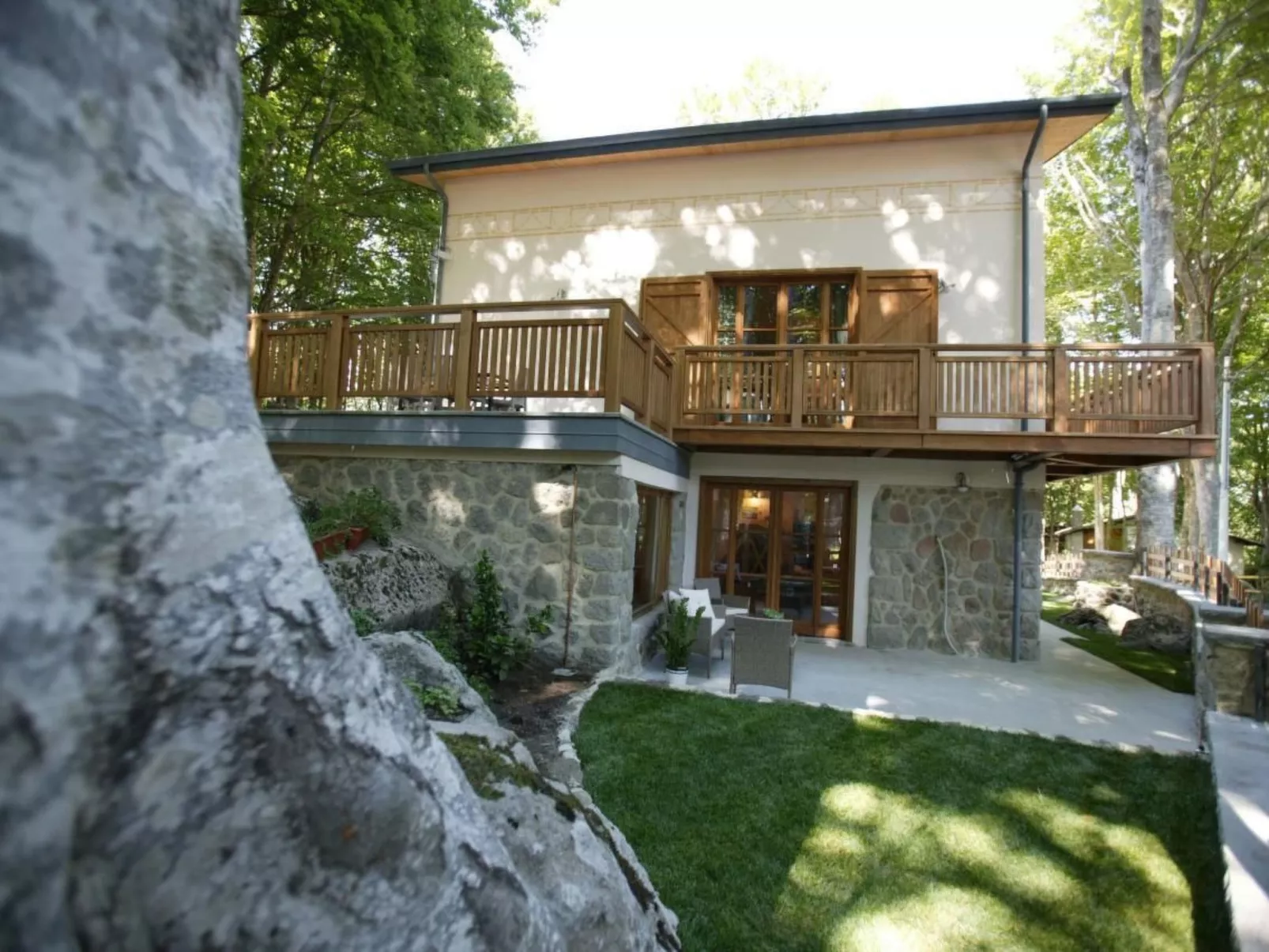 Berg "Chalet Galli" mit SPA-Buiten