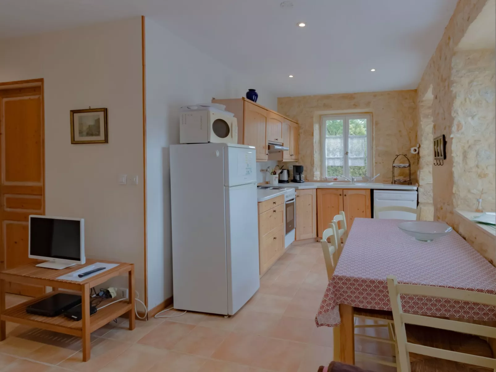 Doppelhaushälfte in einem alten Bauernhof im Périgourdine-Binnen