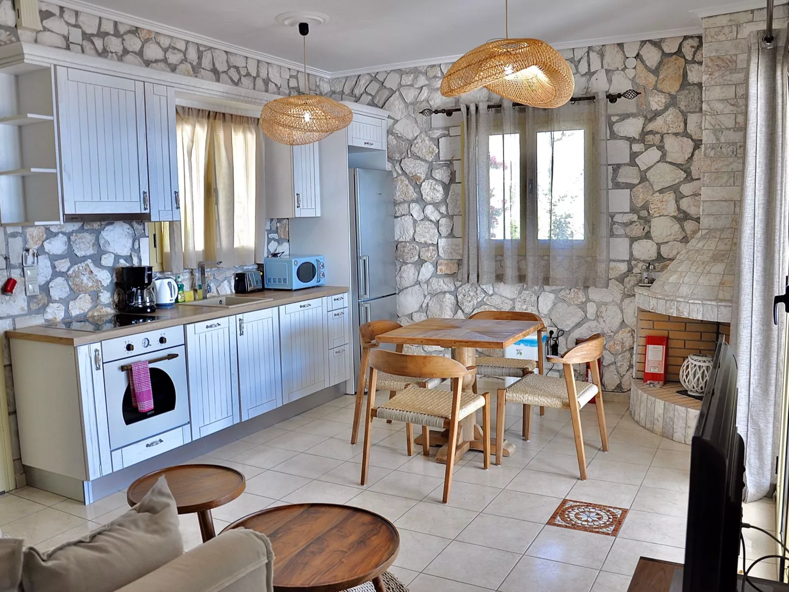 Steinvilla in Kefaloniaprivatevillas-Binnen