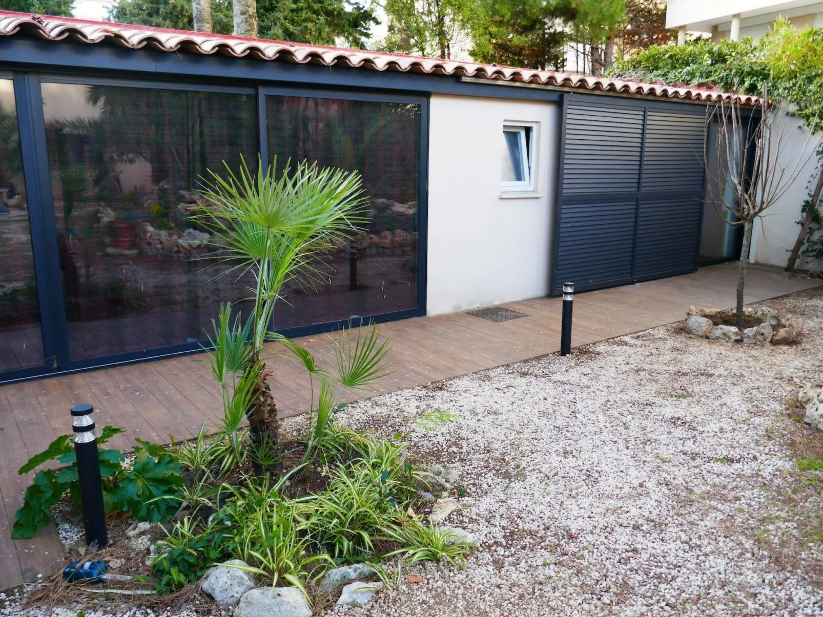 Mascotte Gartenhaus-Buiten