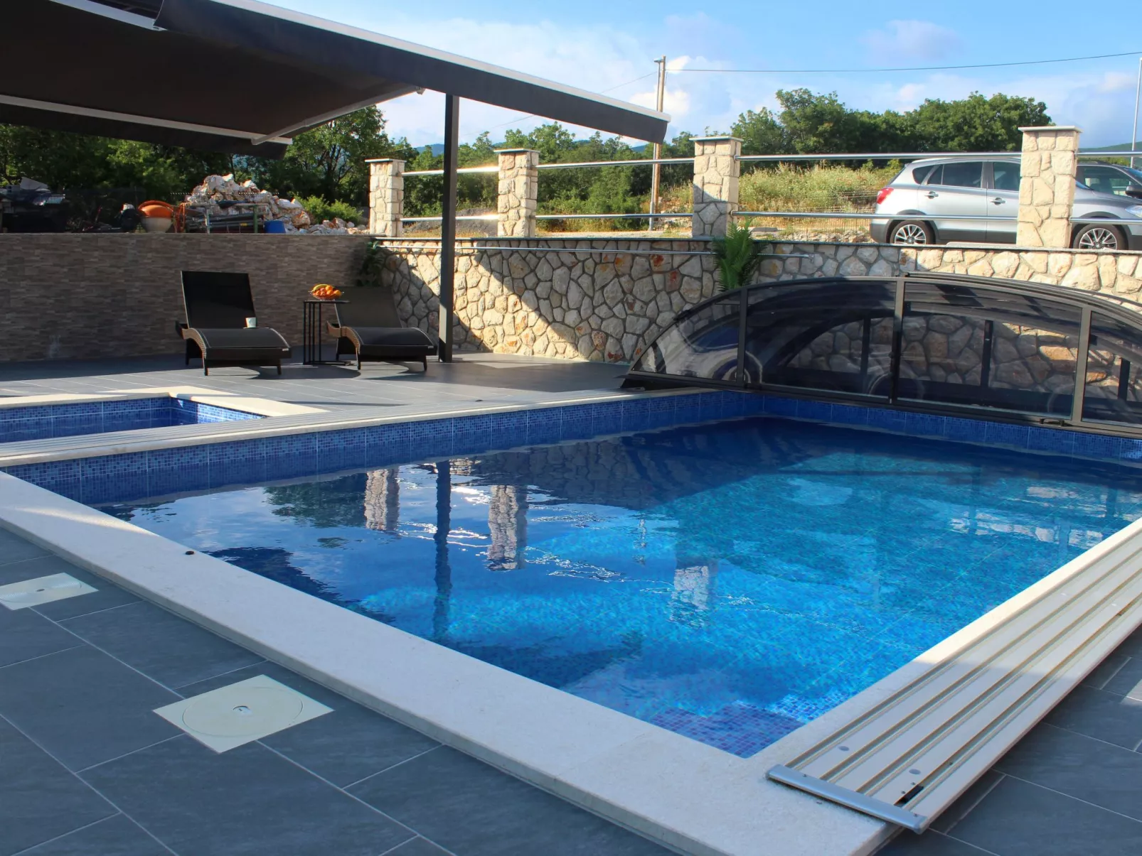 Wohnung "Buba 5" mit Terrasse-Buiten