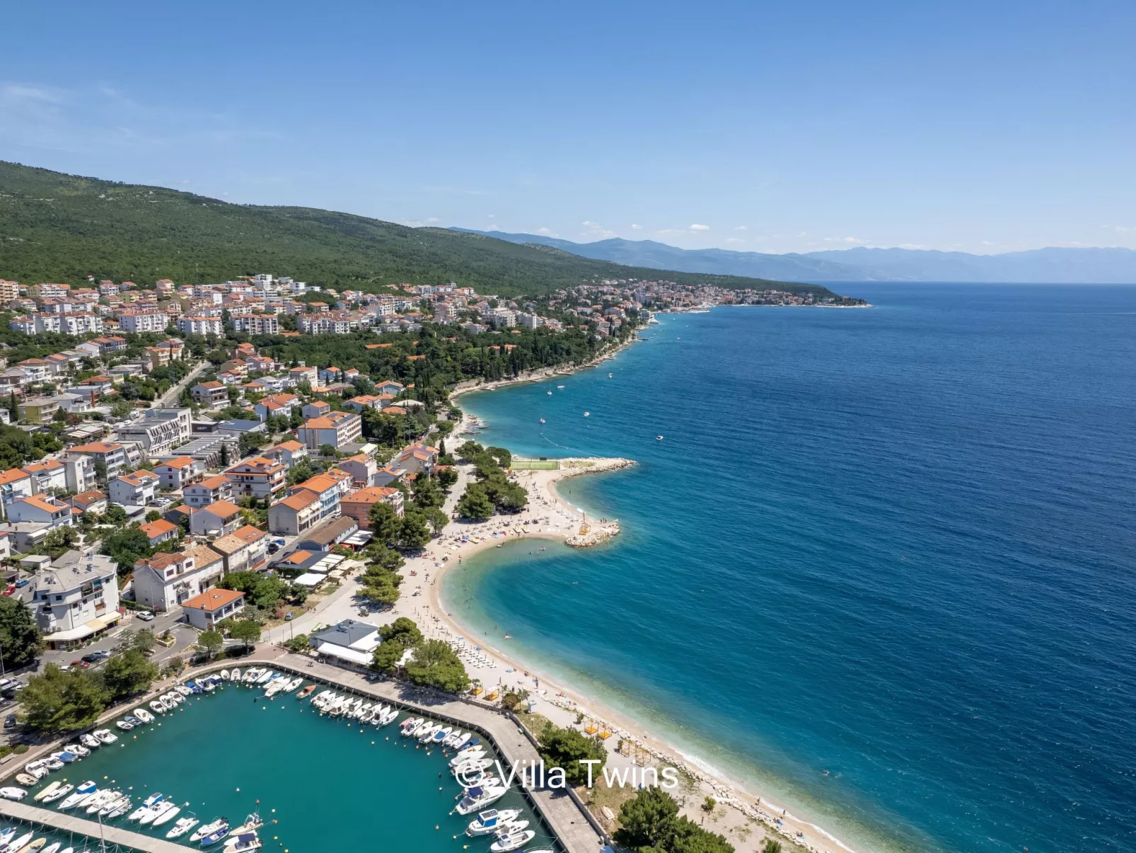 Villa Twins in Crikvenica, Kvarner Bucht-Buiten
