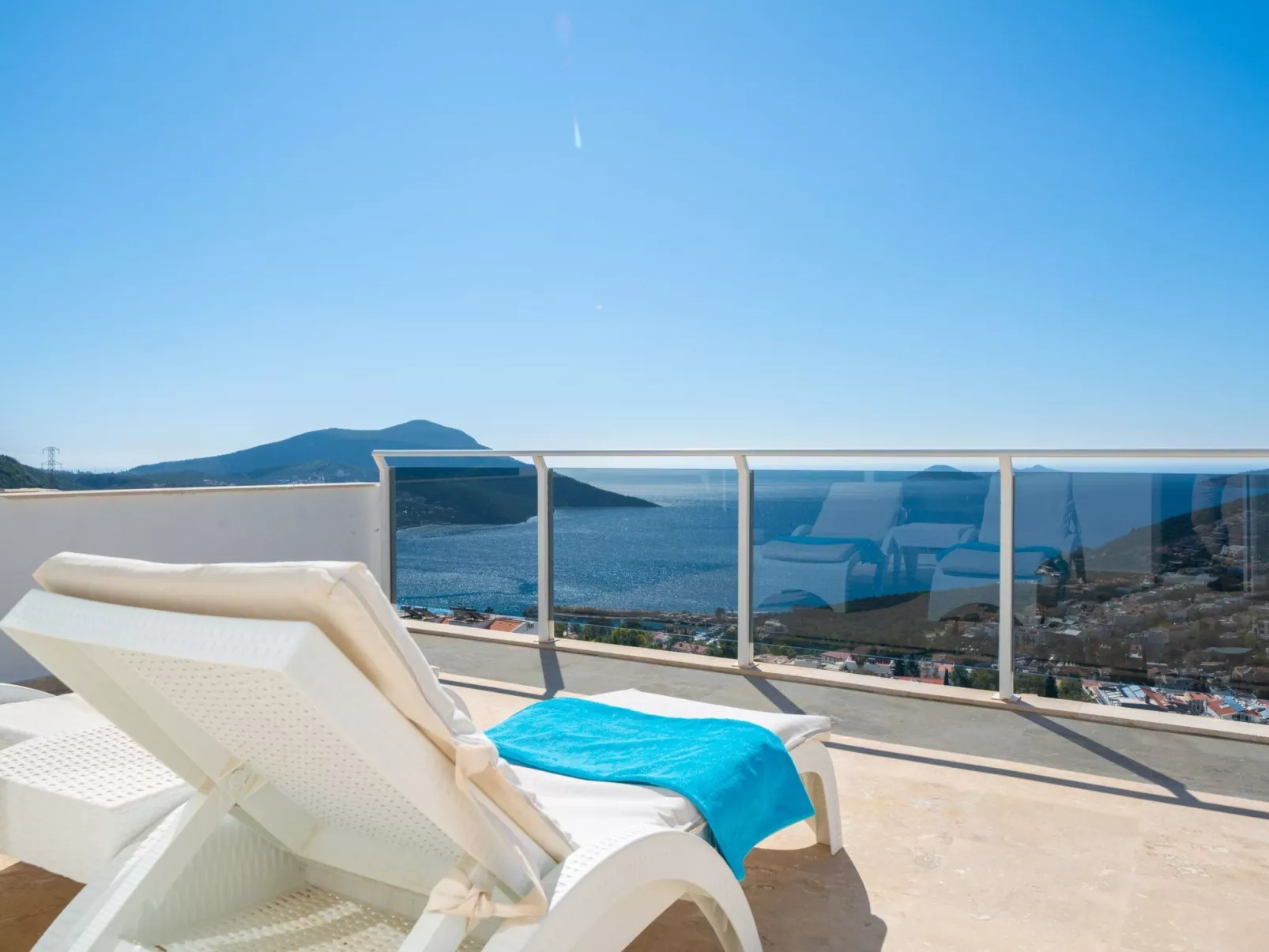 Luxuriöse Villa mit Meerblick in Kalkan Kalamar-Buiten