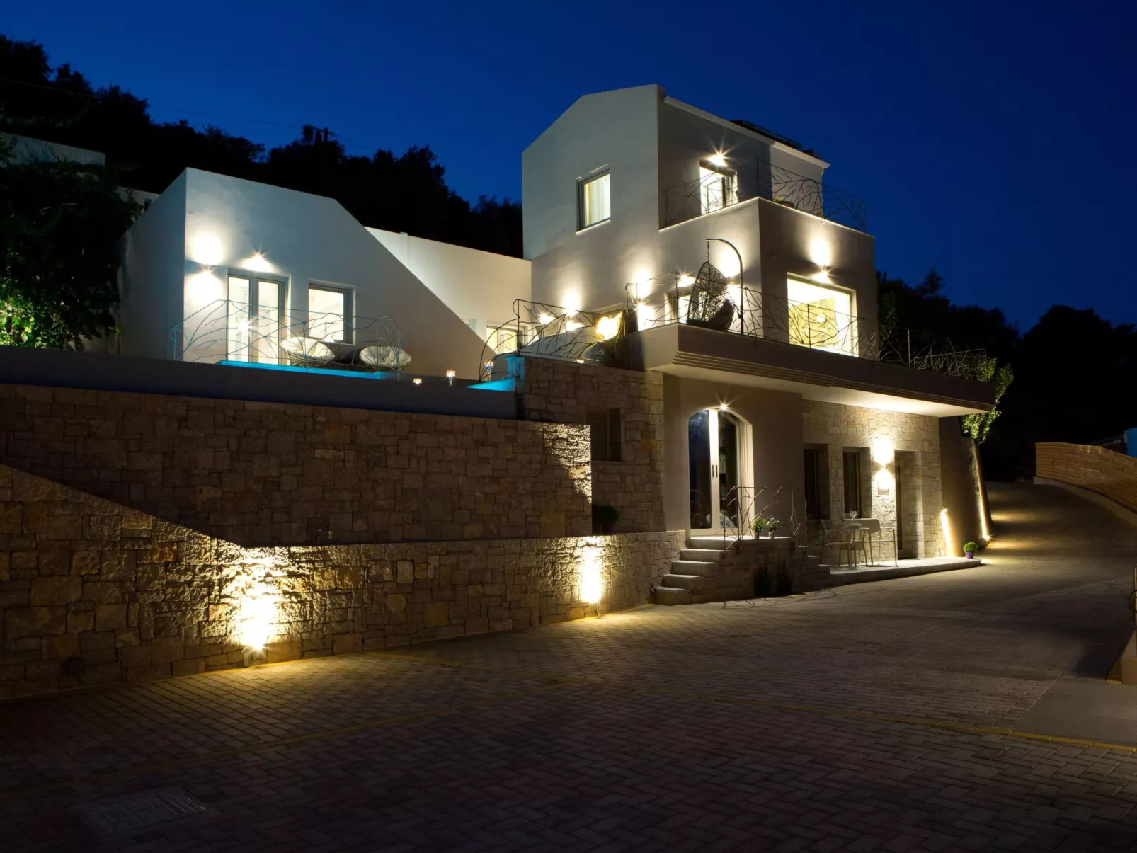 Für 6 Personen und 1 Kind in Perigiali-Buiten