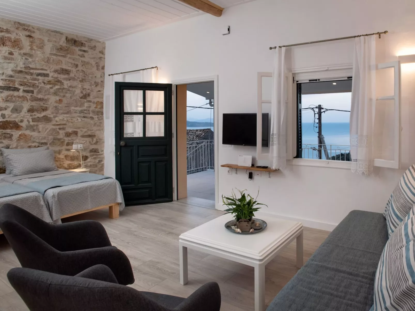 Studio mit atemberaubendem Blick auf das Meer-Binnen