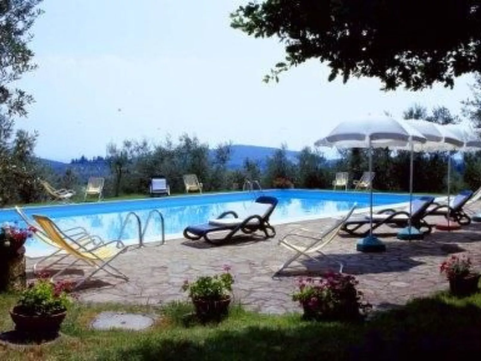 Urlaub flach weiß - Buiten