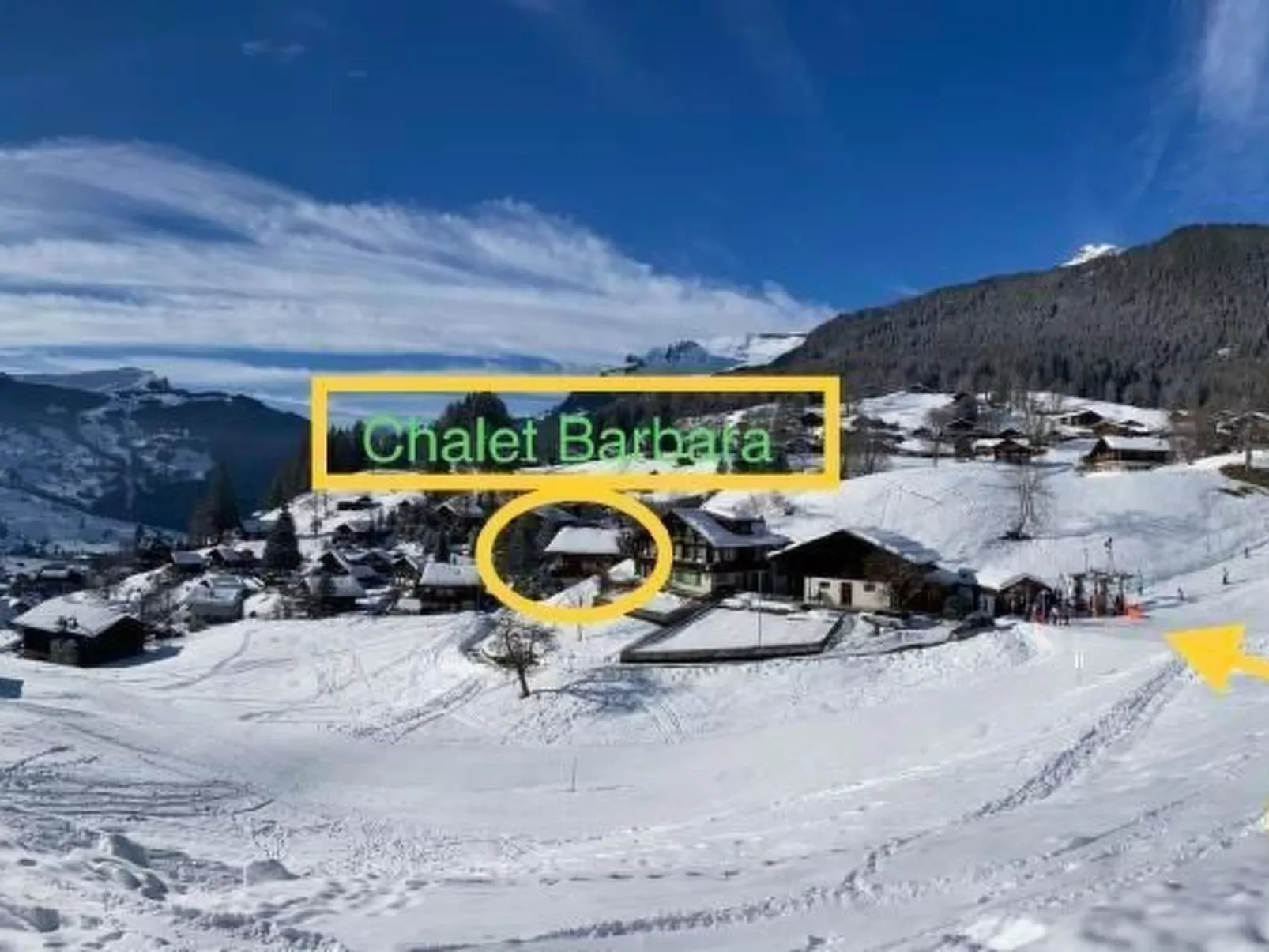 Chalet Barbara-Buiten