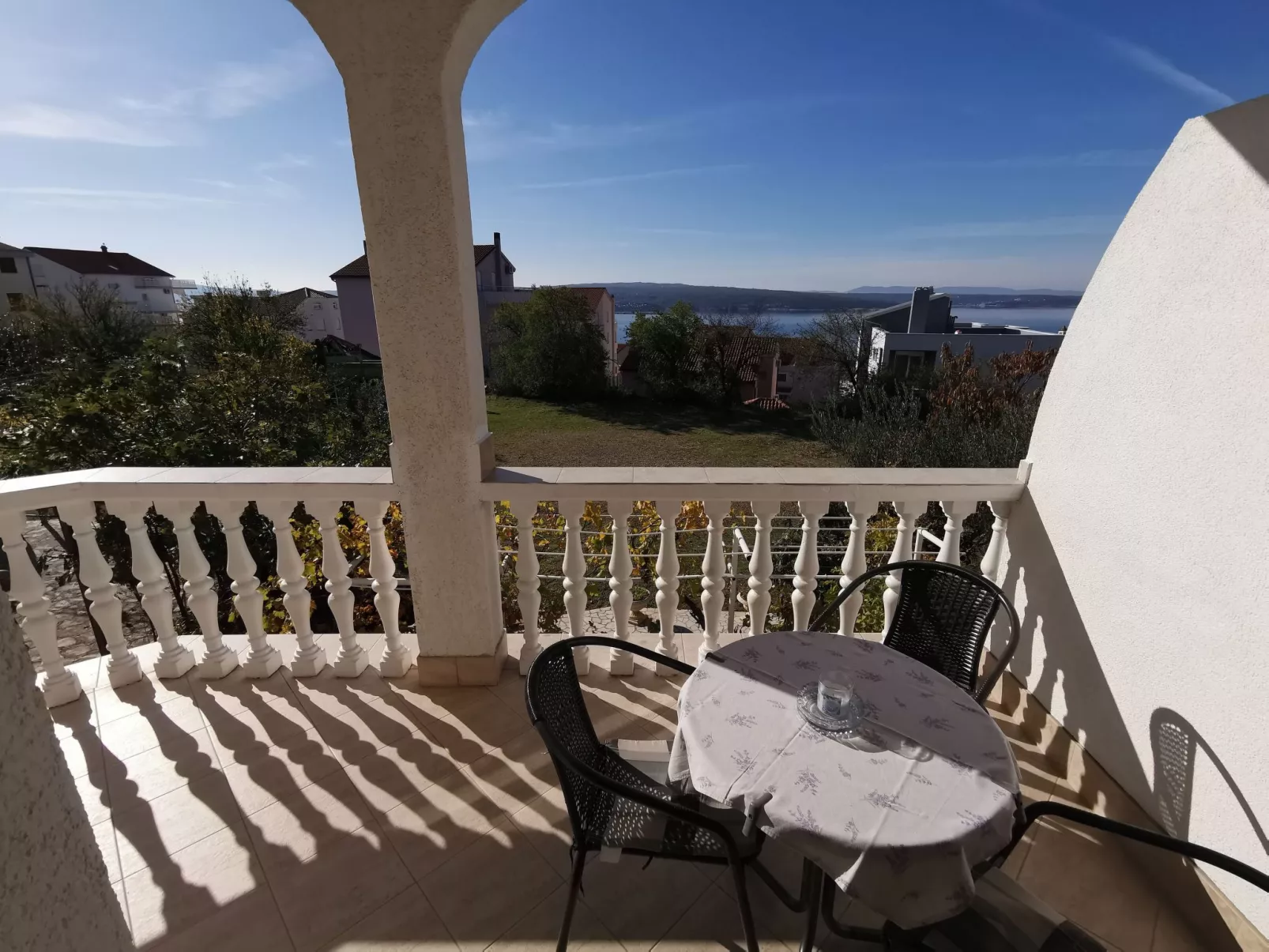 Appartement für 2-3 Personen mit Balkon-Buiten