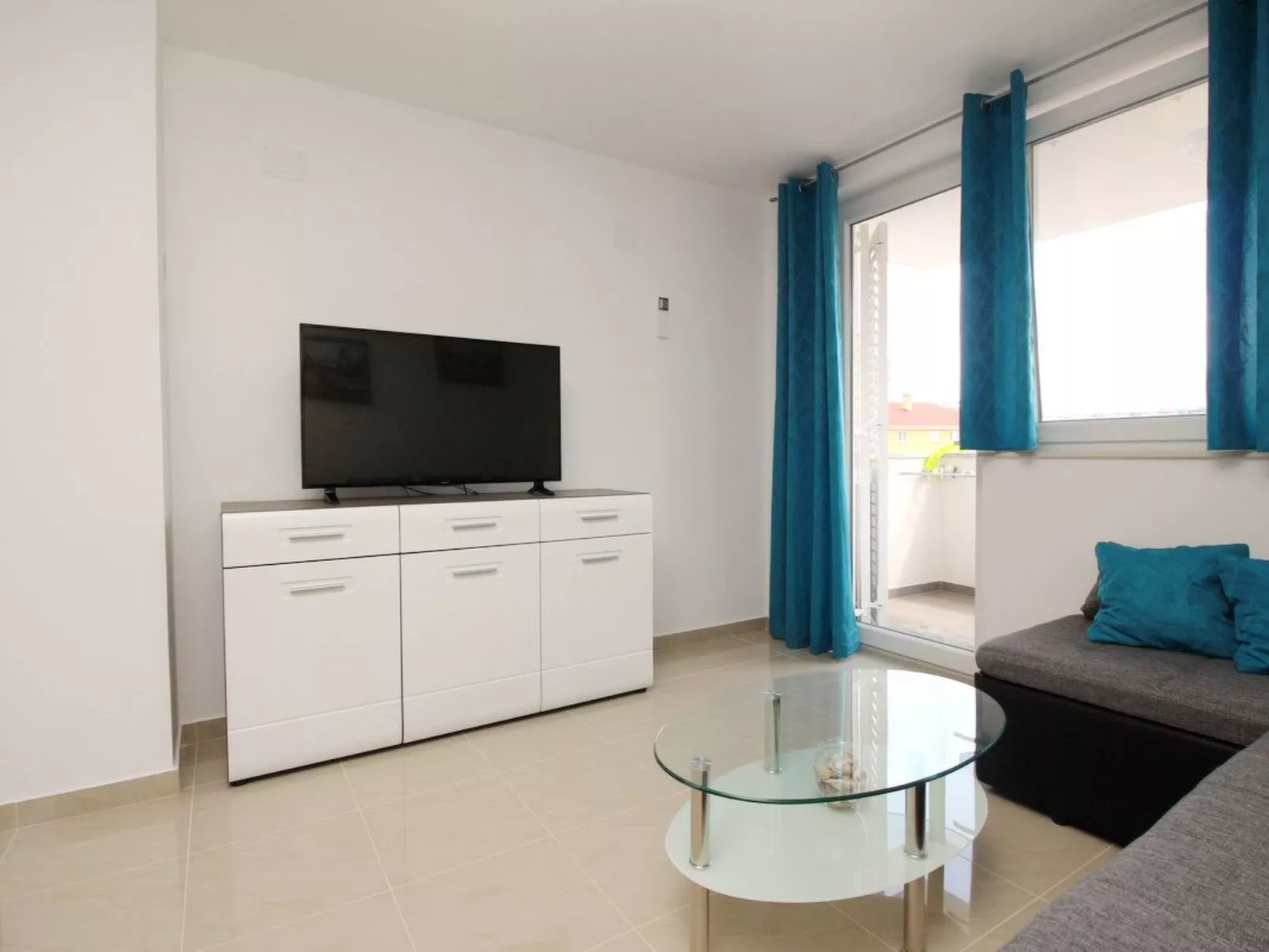 Wohnung in Baška mit Eigenem Balkon-Binnen