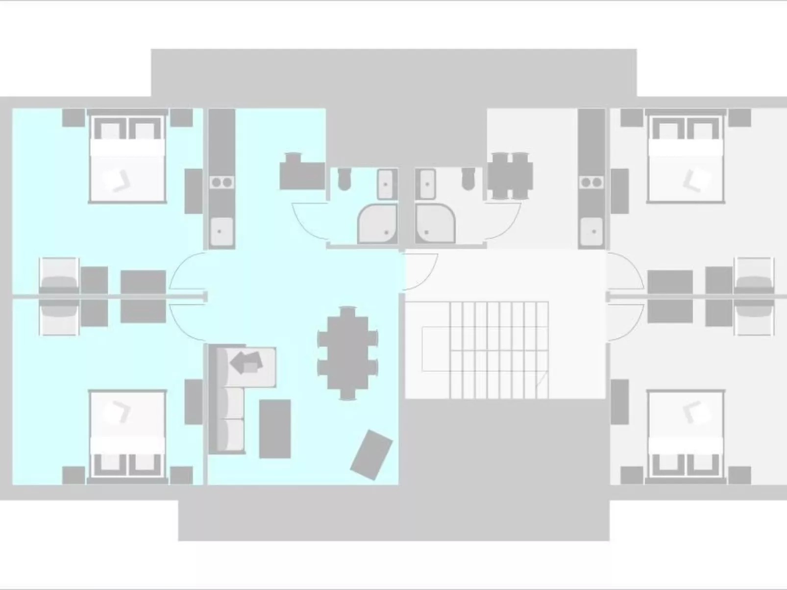 Suite "Suite B" mit Blick auf das Wasser - Binnen