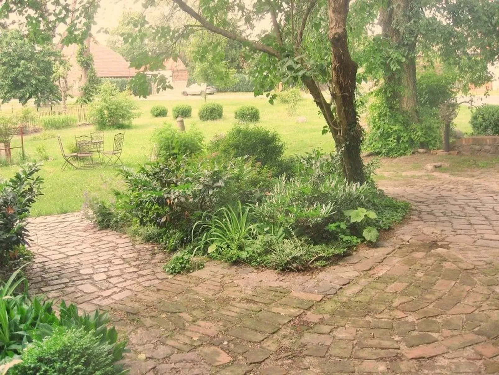 Wohnung in Haselberg mit Großem Garten-Buiten