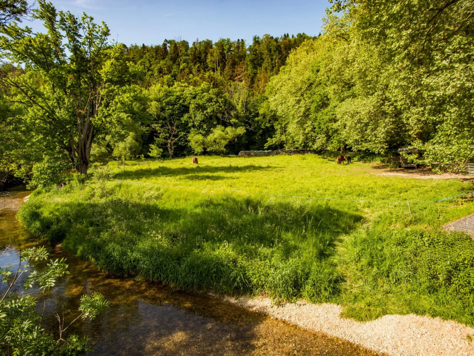 Leben "Im Herzen der Farm"-Buiten