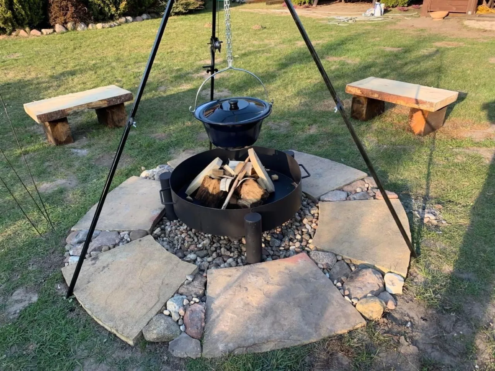 Magnolienhaus mit Sauna und Jacuzzi-Buiten