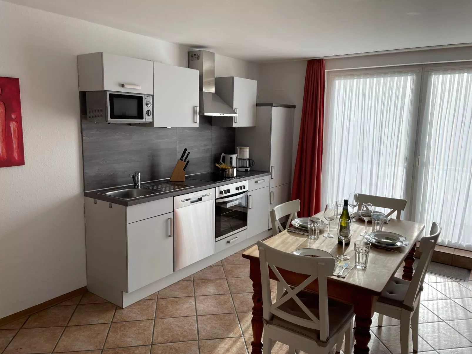 Einladende Obergschosswohnung mit sonnigem Balkon-Binnen