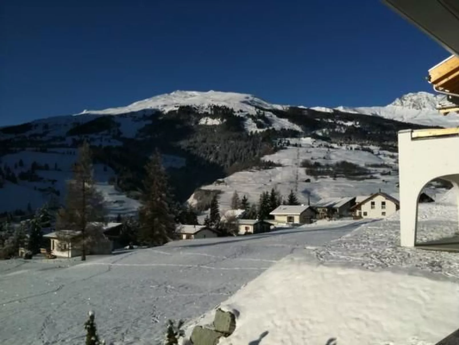 Fewo mit Bergblick-Buiten