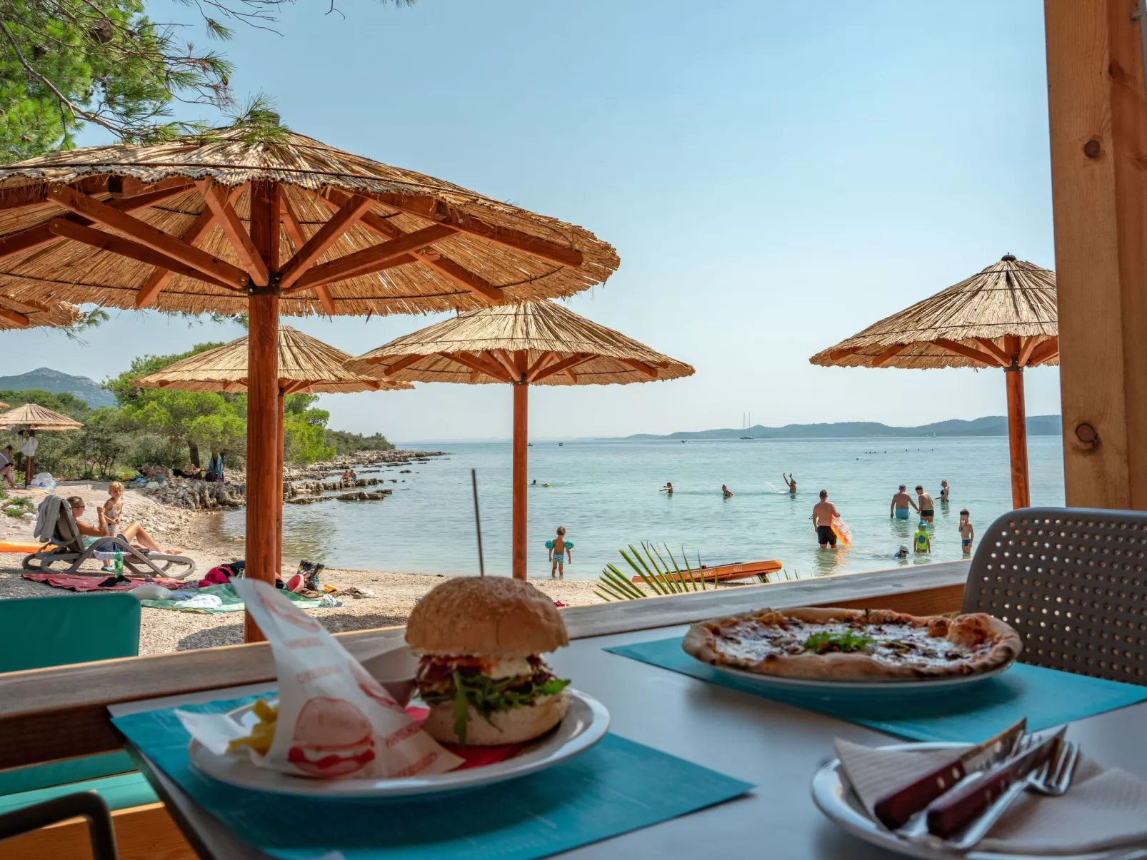Mobilheim direkt am Strand-Buiten