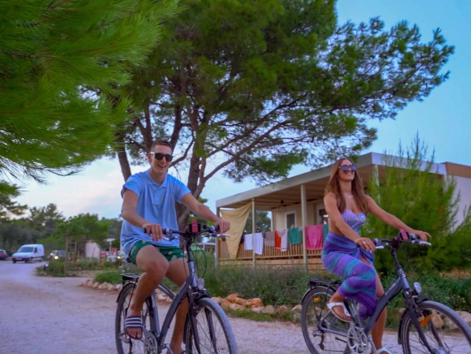 Mobilheim direkt am Strand-Buiten