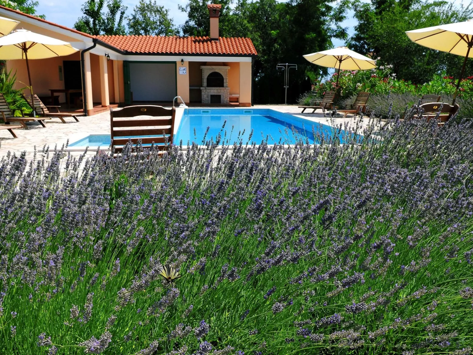 Villa Biljana, mit Zugang zu zwei Gemeinschaftspools-Buiten