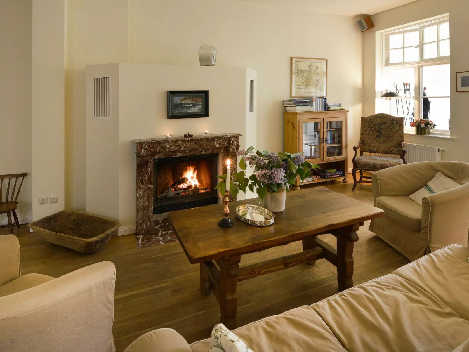 Wohnung in der ersten Etage des Herrenhauses-Binnen