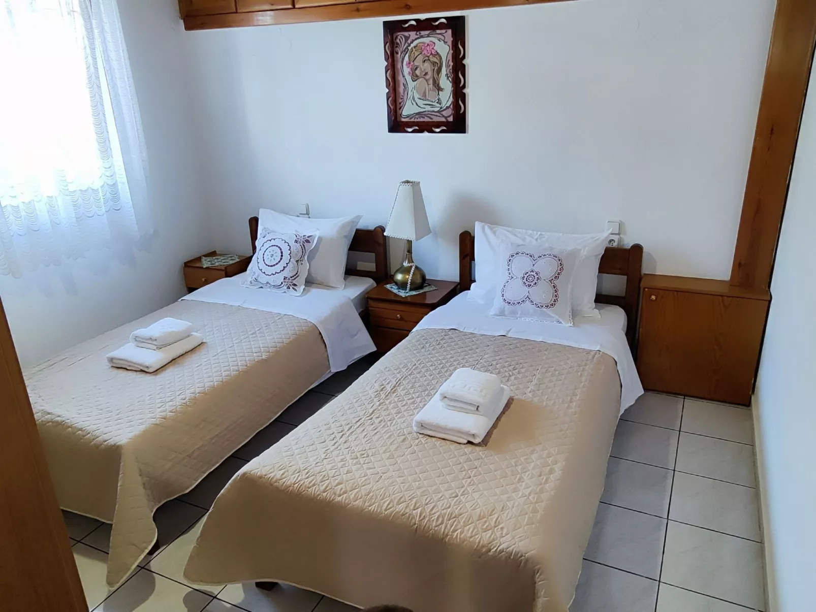 Theofanias Marmorhaus Meteora-Binnen