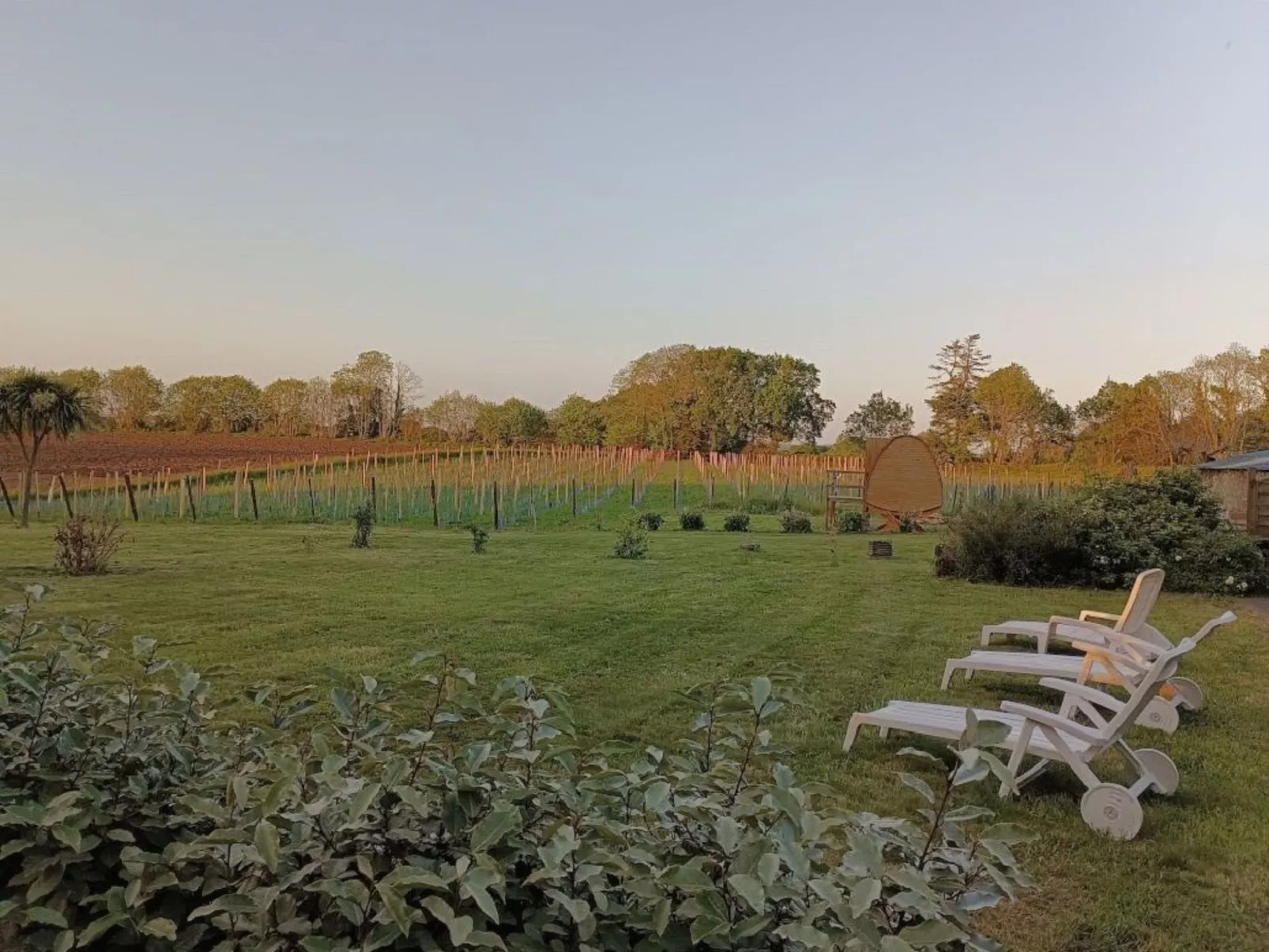Charmantes großes Cottage zwischen Land und Meer-Buiten