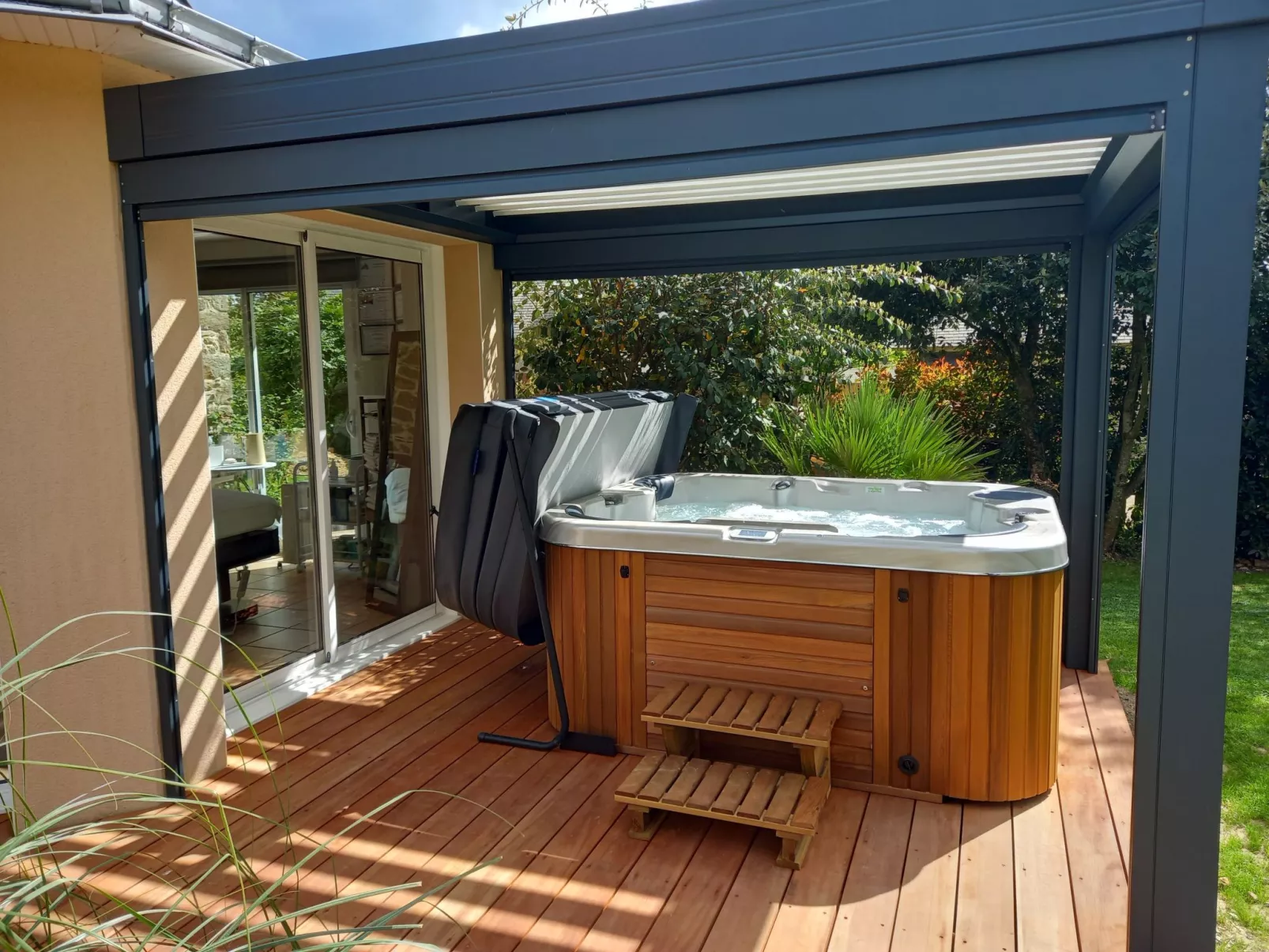 "L'Orée" - privates SPA - ruhig gelegen-Buiten