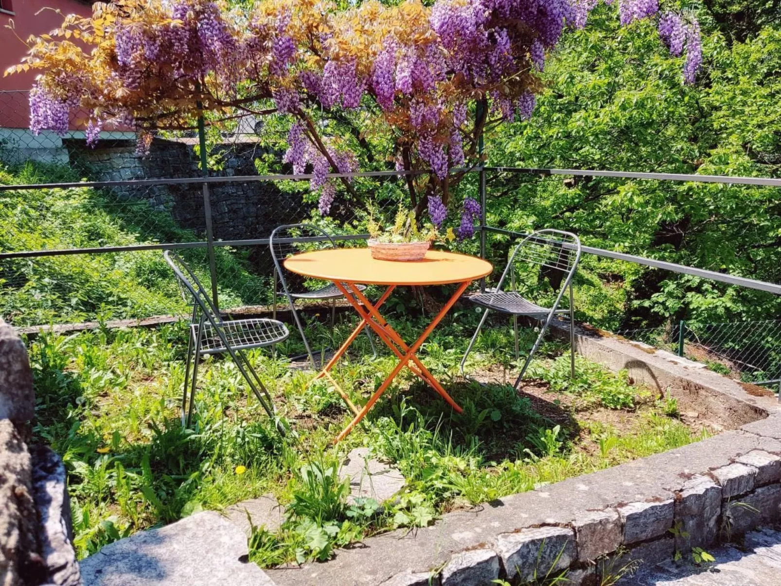 Mit Bergblick-Buiten