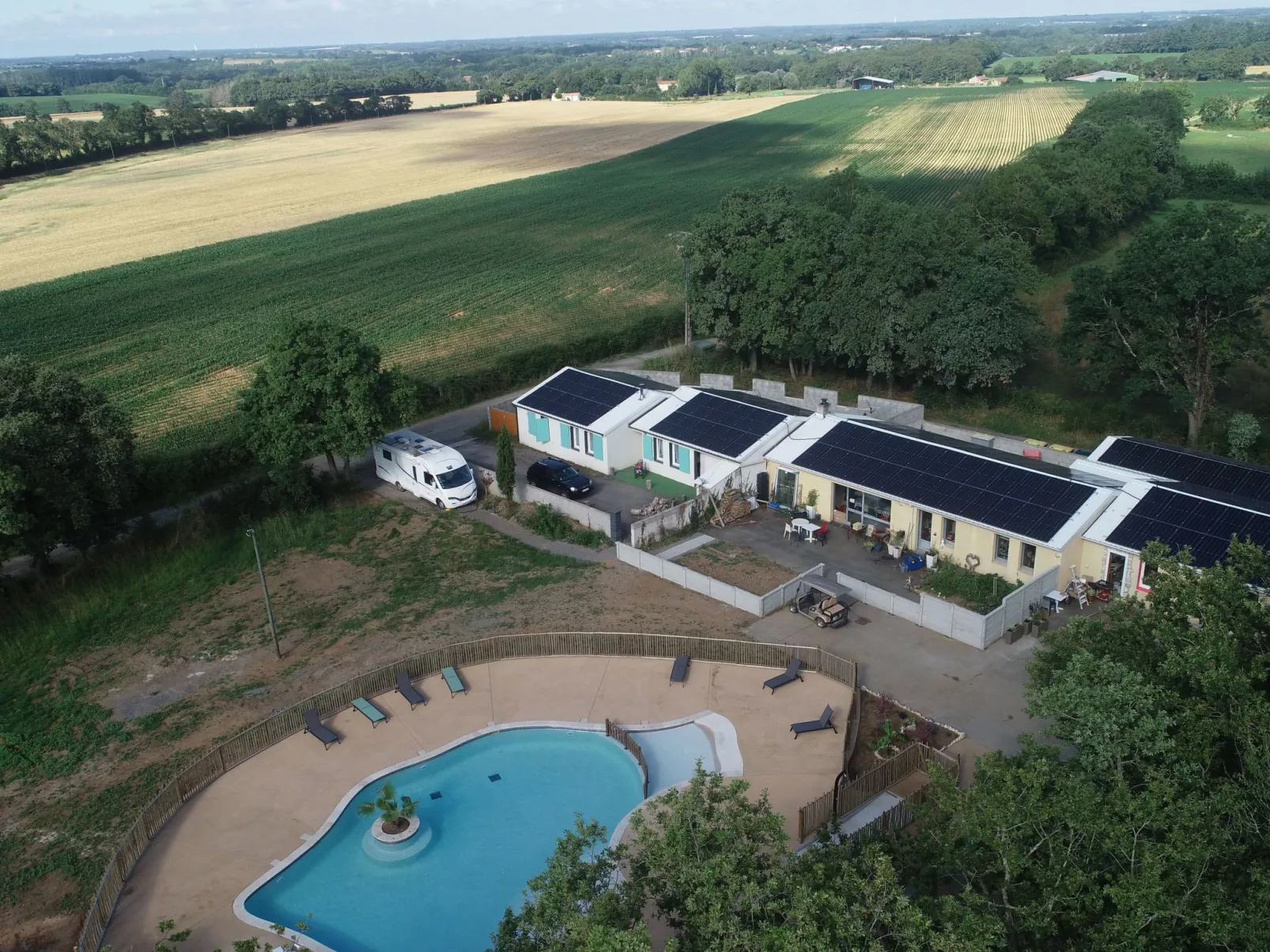 "Cottage Familly 2ch" Au Village Vacances-Binnen