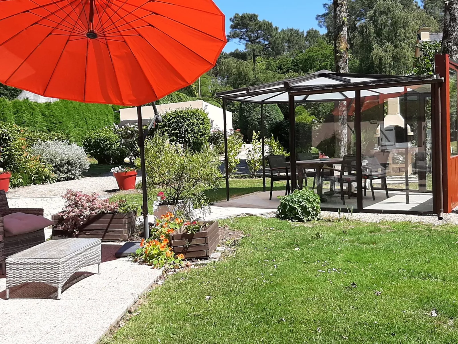 Chalet "gite du bois d'amour" (Hütte des Liebesh-Buiten