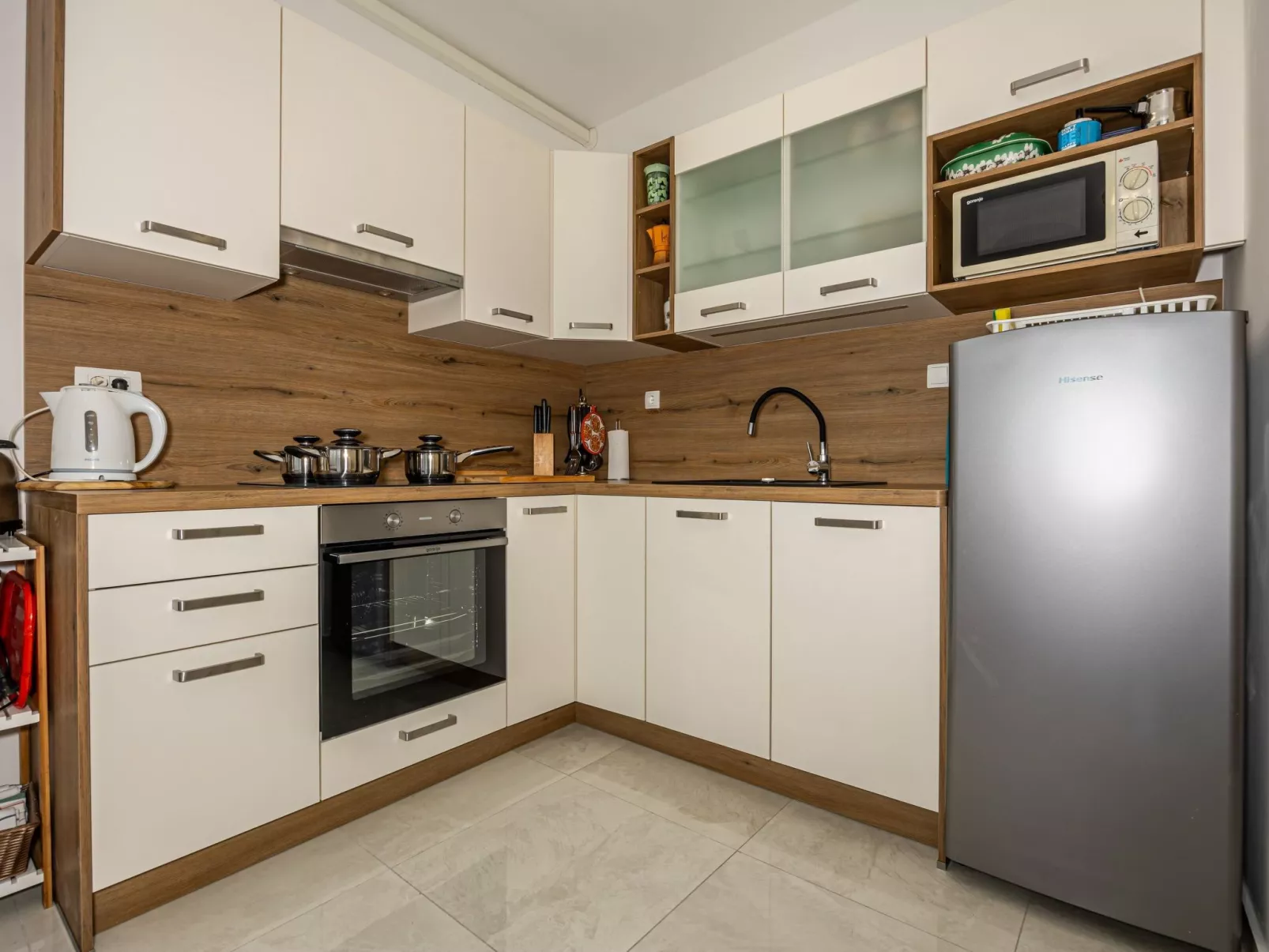 Familienappartement Balkon und Loggia mit Meerblick-Binnen