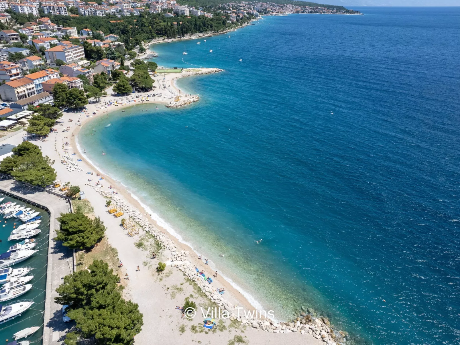 Villa Twins in Crikvenica, Kvarner Bucht-Buiten