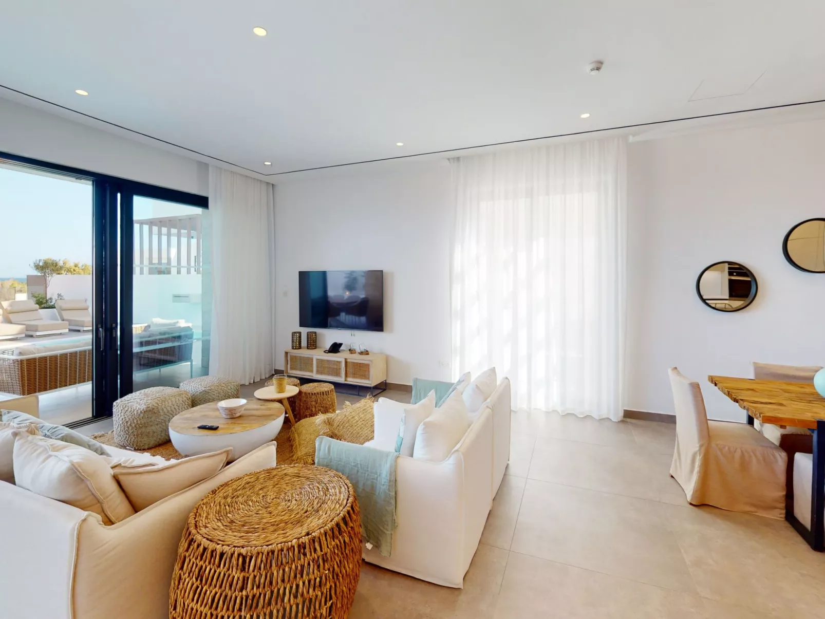 Periyiali Resort - Meerblick Villa Polymnia -22-Binnen