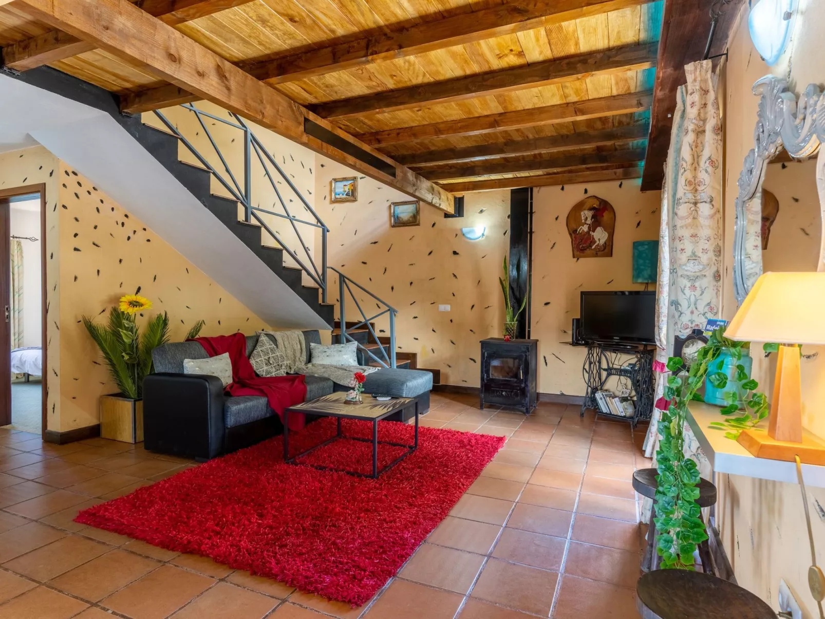 Dorf Sonnenuntergang-Image-tags.info