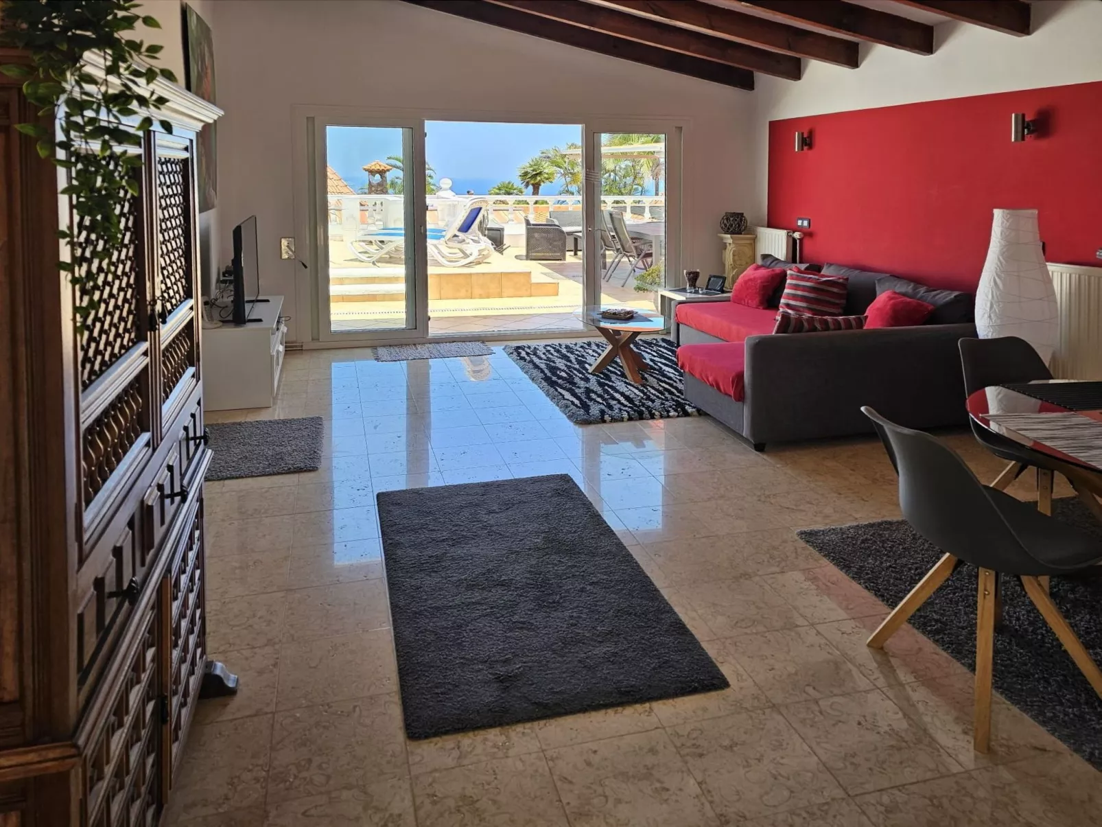 La Palmita mit Meerblick-Binnen