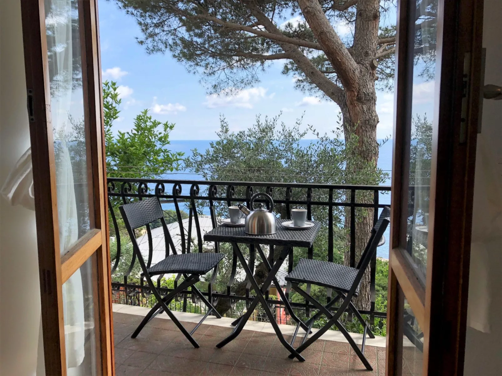 Wohnung in Pieve Ligure mit Terrasse-Buiten