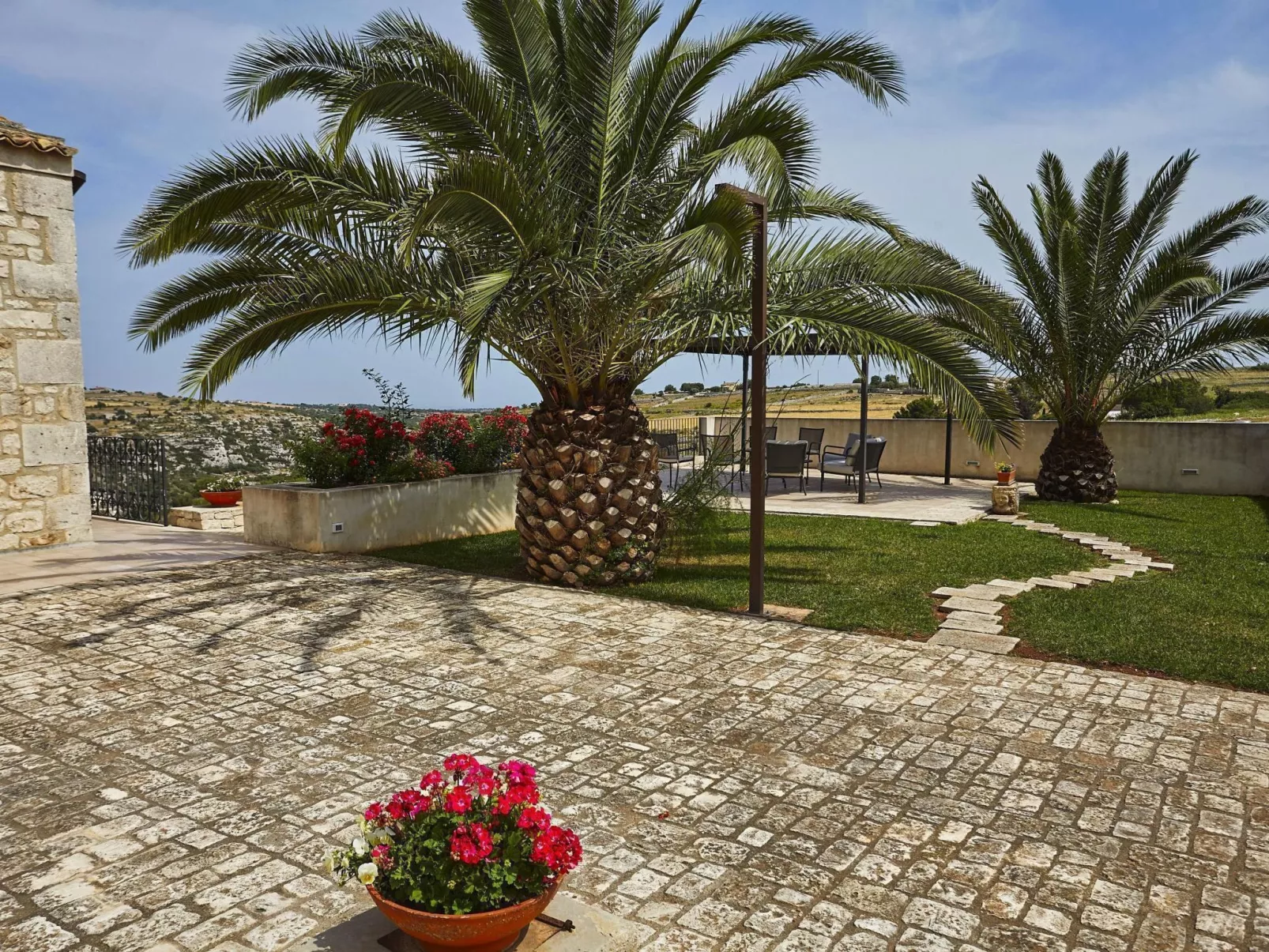 Komfortable Villa Castello - Blick auf Cava d'Ispica-Image-tags.info