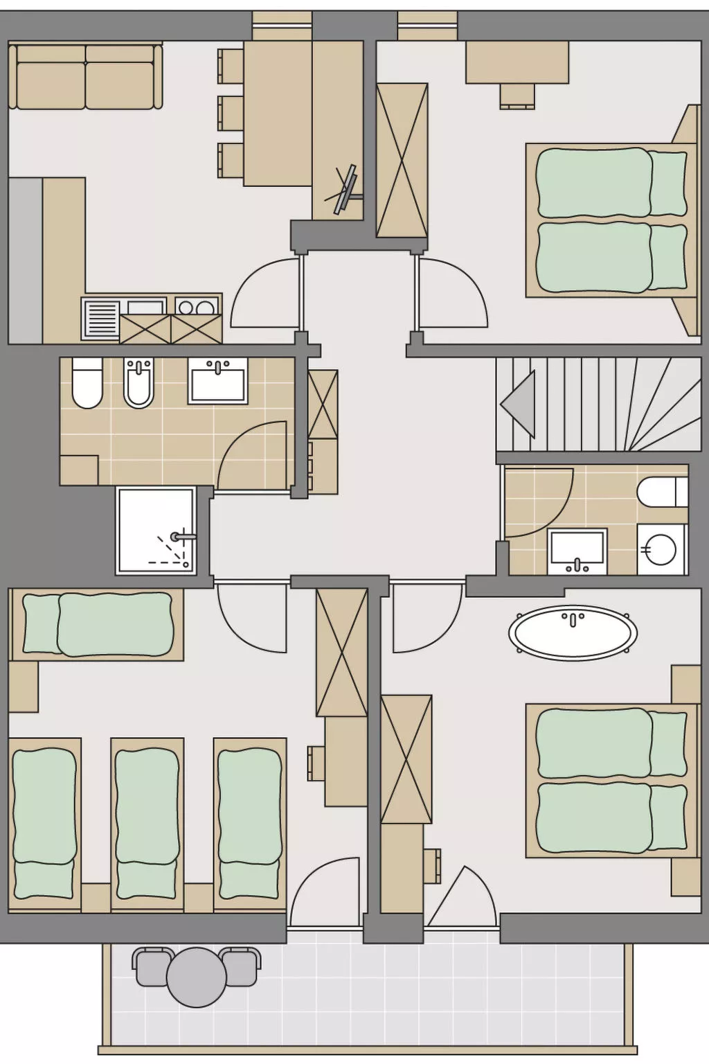 Bauernwohnung-Binnen