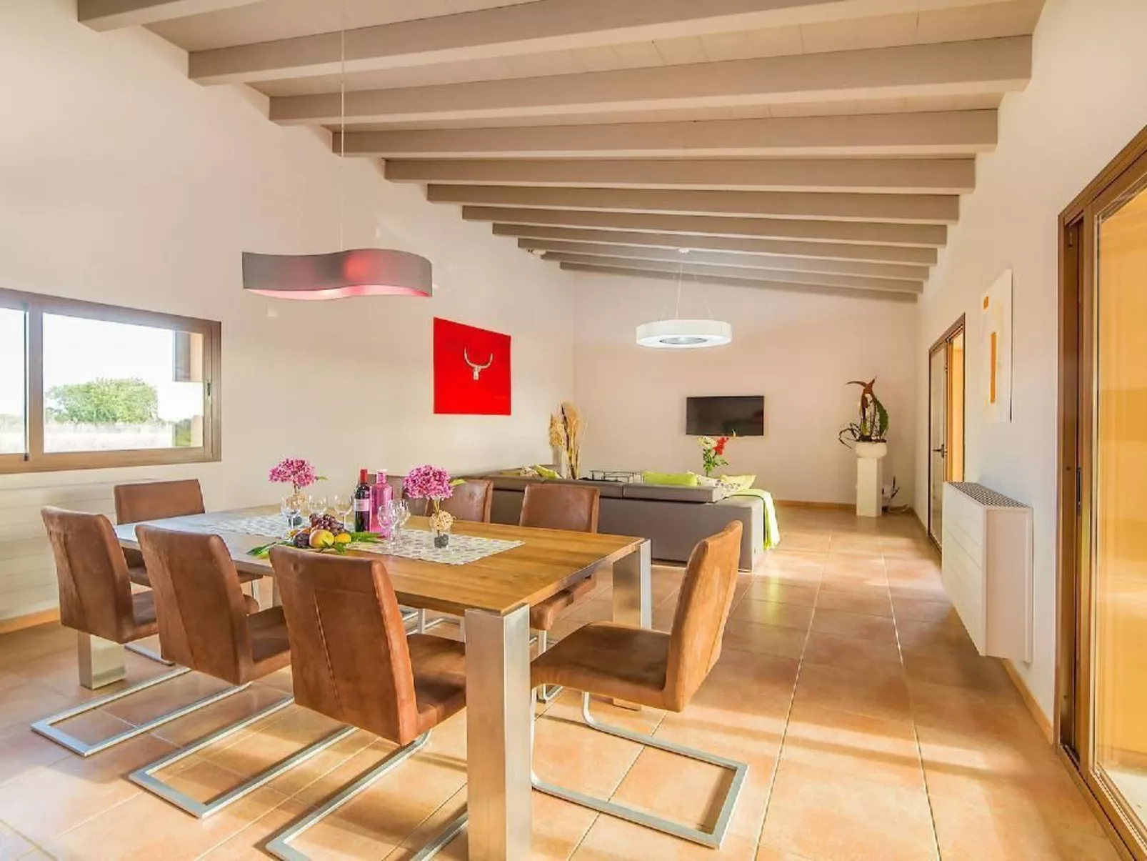 Tolles Ferienhaus in Campos mit Großem Pool-Binnen