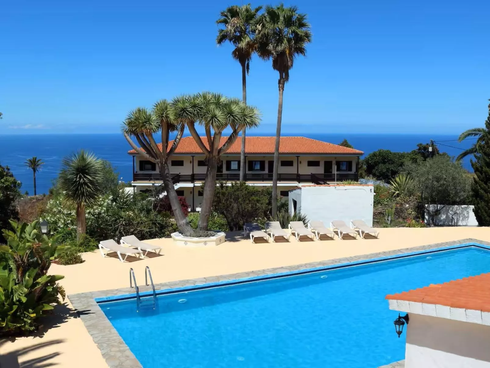 Studio mit Pool in Breña Alta, La Palma-Buiten