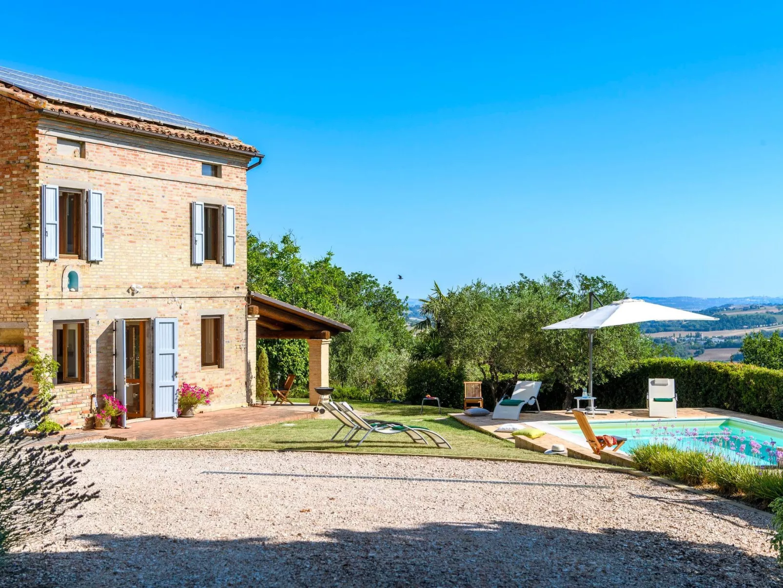 Casa Felicità, Marche Ferienhäuser-Buiten