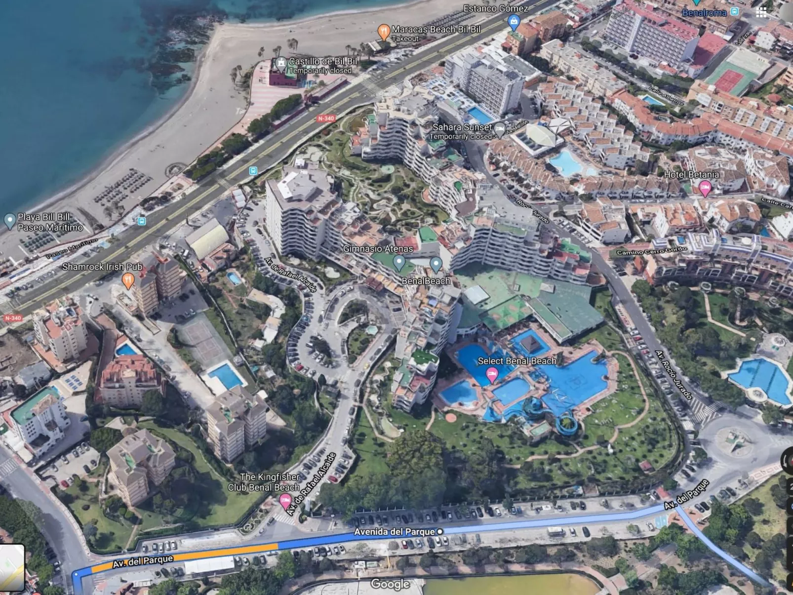 BENALBEACH DE LUXE an der BEACH FRONT LINE-Buiten