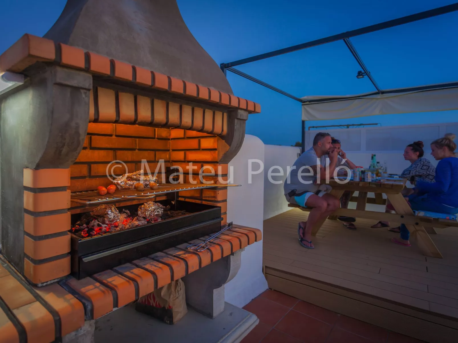 Appartement in Son Baulo mit Grill-Buiten