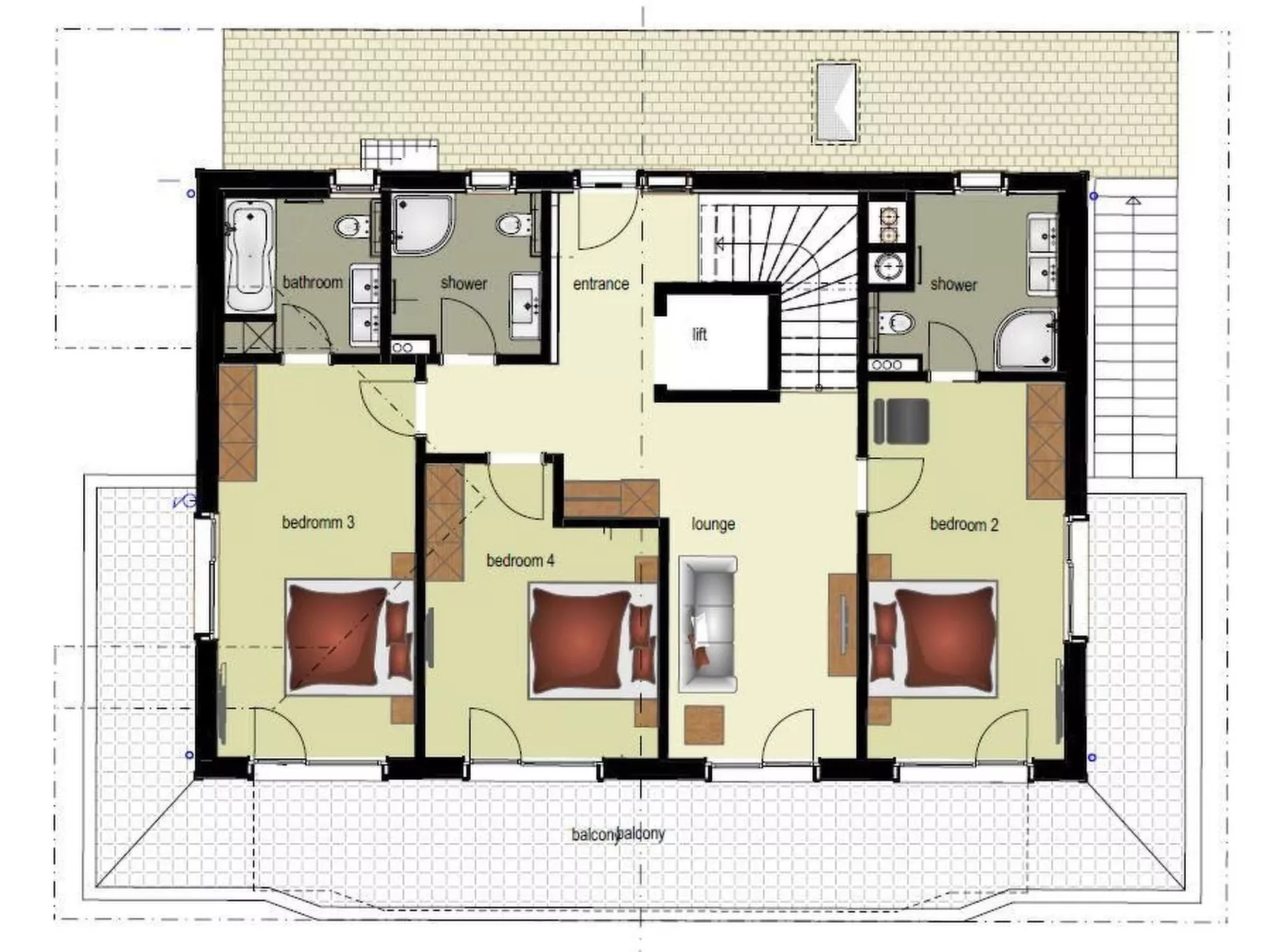 Chalet Rothenegg mit Spa-Bereich-Binnen