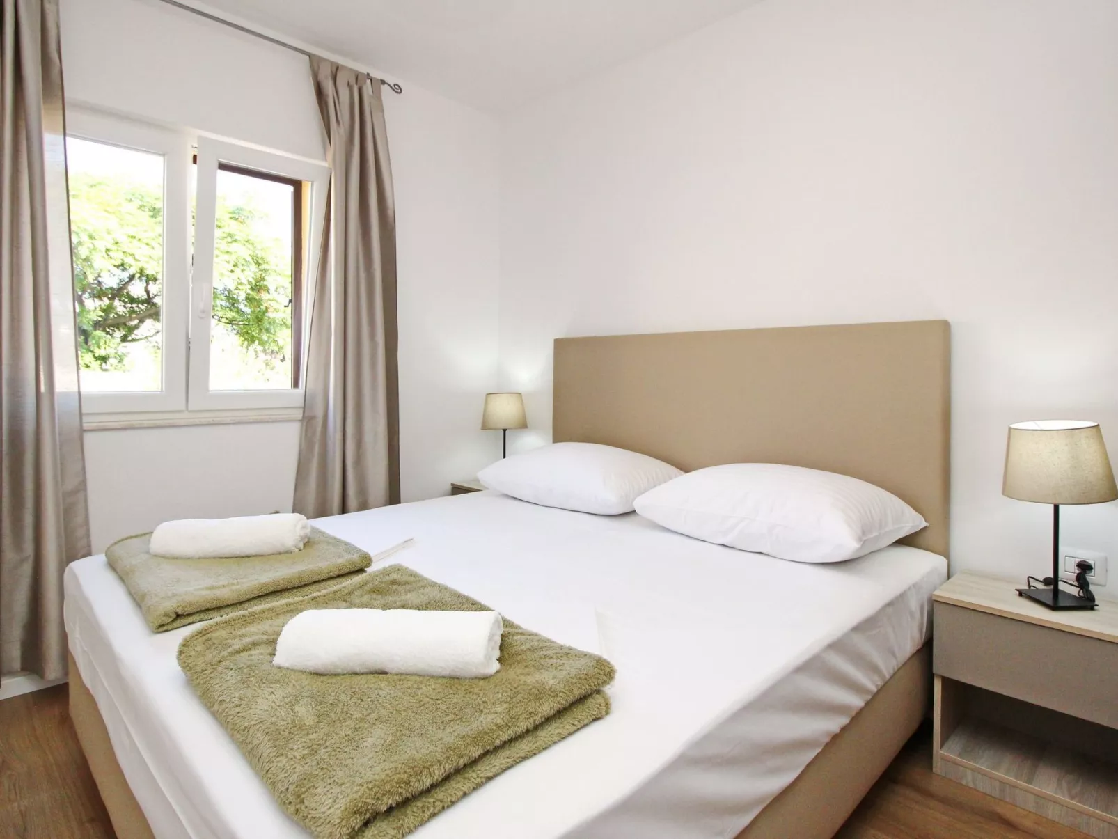 Tolles Appartement in Baška mit Eigenem Balkon-Binnen