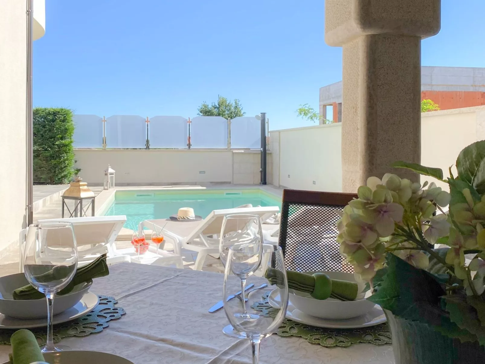 Mit Privatpool für 6 Personen ca. 105 m&sup2; in Bužinija, Adriaküste Kroatien-Buiten