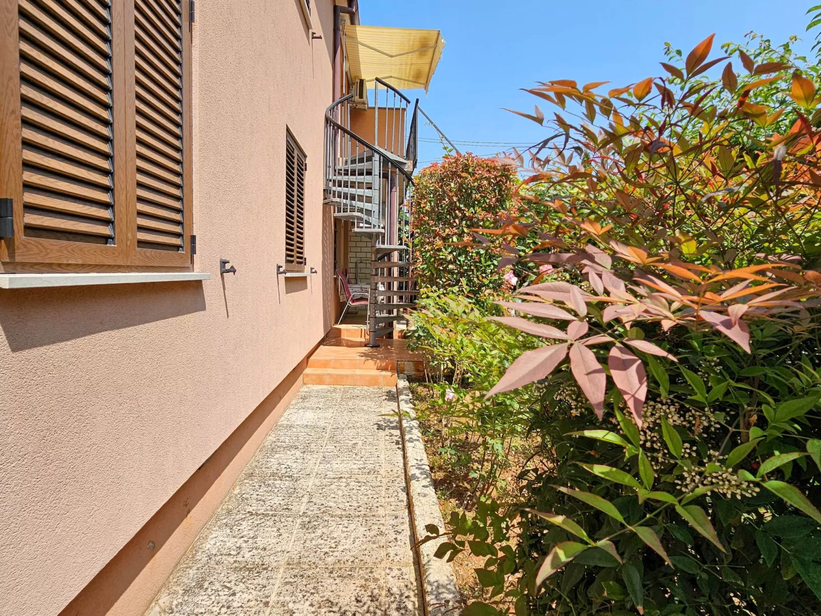 Appartement mit Balkon für 2 Personen-Buiten