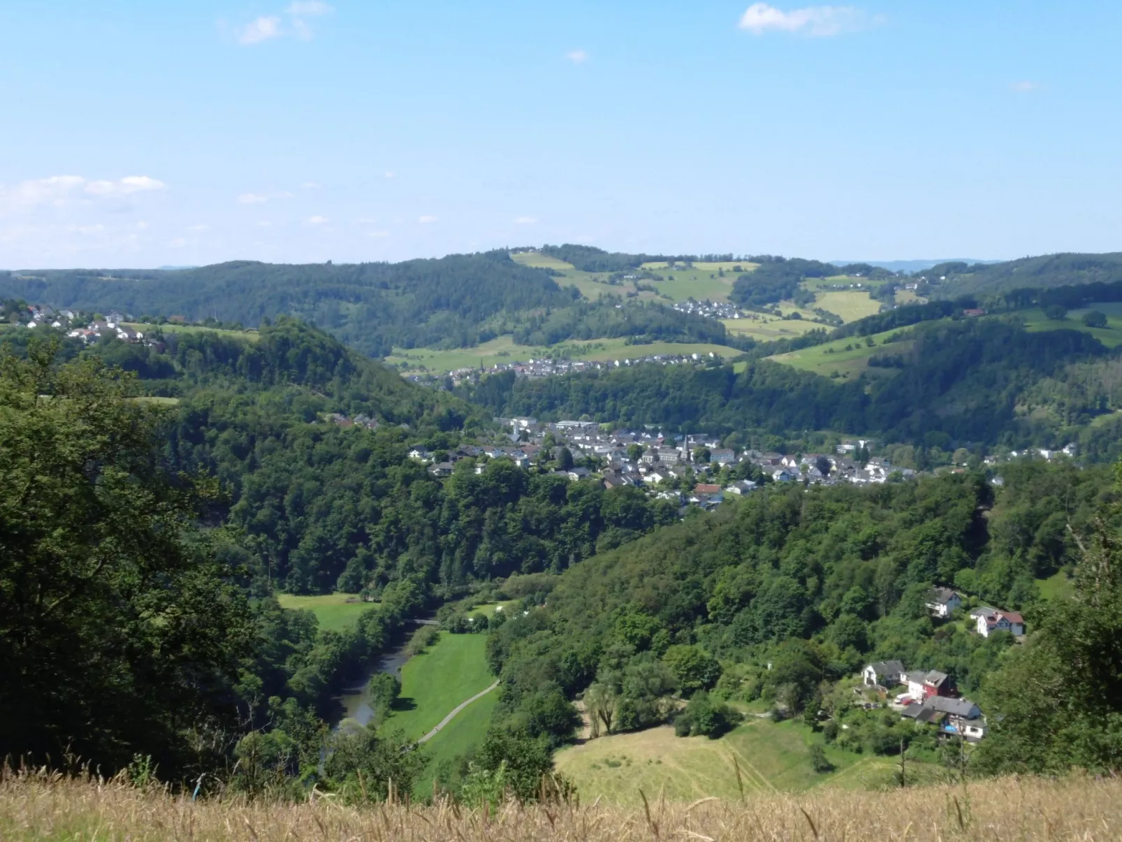 In Waldbreitbach mit Whirlpool - Buiten